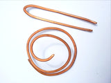 Copper Bun Holder with Fork