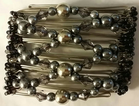 7 tooth, gray and silver