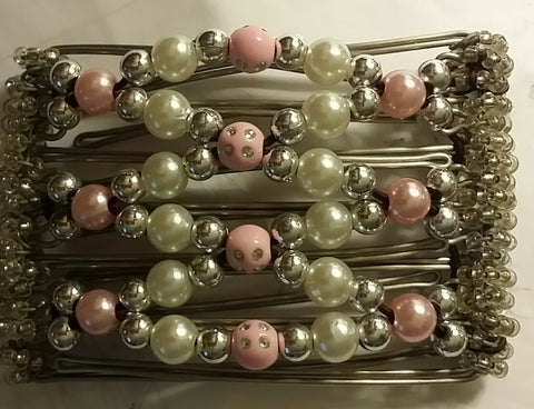 7 tooth pink and white
