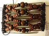 7 tooth wood beads
