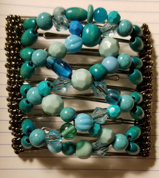 9 tooth - Fabulous turquoise and blues mix!