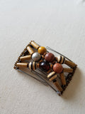 7 tooth vintage wood