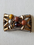 7 tooth vintage wood