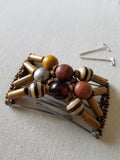 7 tooth vintage wood