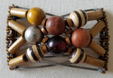 7 tooth vintage wood