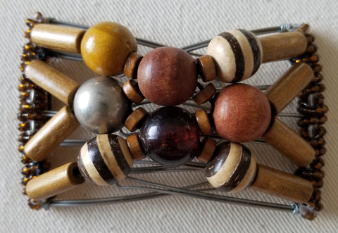 7 tooth vintage wood