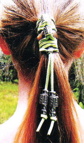 Pony Tail Leather Wrap