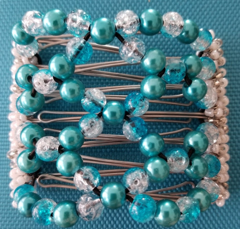 Turquoise mix, 7 tooth